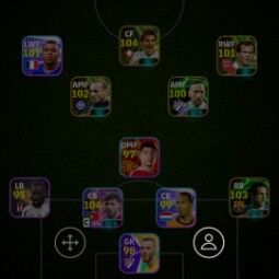 Rubin Dias 104 💥David Villa 104 💥 Belletti 103 💥 Wesley Sneijder 102 💥 Ribéry 100 💥 Mbappe  101 💥 Only Konami linked ✅ Long Ball Counter Manager✅ 1