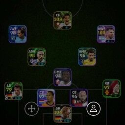 Oliver Kahn 106🌼 Matthäus 105 🌼 David Villa 104 🌼 Nunez 101 🌼 Grealish 99🌼 Ribéry 100🌼 Mbappe 101 🌼 Foden 100 🌼 Only Konami linked ✅ 1