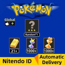 ⚡Global ios/android⚡[random Carta⭐⭐⭐ *1][21+ Poké Oro][1000+ paquete Reloj de arena][1000+ Maravilla Reloj de arena][Nitendo ID][Entrega automática] 0