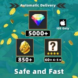 ⚡iOS Only⚡[5000+ Gems][850+ GF][60+ 4★][Automatic Delivery] 0