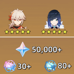 AR50,kazuha＋yelan+50000Primogems 30Destino Entrelaçado 80Destino Familiar, E-mail ou Celular não é link,destinos entrelaçados reroll conta 0