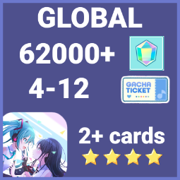 [GLOBAL] 62000+ crystals + 2 card 4*stars + 4-12 tickets 3*stars 0