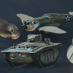 5 decals for any account (Eva Elfie, Both dakimakuras, Sad Seal, Morgenshtern), (3-7 days of premium for new accounts) 3