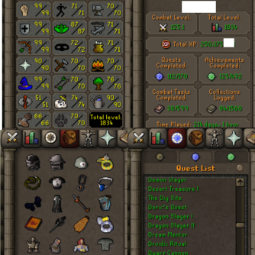 Top Tier PVM | 2.5k NEX KC | 1k CoX KC | 250m + Total EXP | Max Offensive stats | Elite Void | Corporate beast pet 0