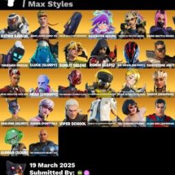76 skins | Electri-claw | Eddie Brock | The Imagined | The Origin | Malik | Raz | Snap | Predator | Kymera | The Foundation | Ronin | Nezumi . sfs26 4