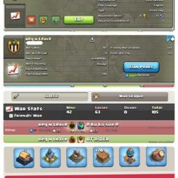 { RARE }Clan Name- Req N Leave/ Level-(10.7/LEAGUE - Crystal 3/CAPITAL HALL-ALMOST LEVEL 8/Perfect English Name With Cheap & Affordable Price!!IOS& ANDROID!! 0