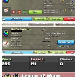 🔥NAME- HunTer ClasHer^  | 💥LVL- 14 |☠️ WARLOG W-L-D: 265-191-0 | CWL LEAGUE : GOLD 1🏆 0