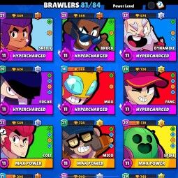 Mega Sale | 81 Brawlers | 26919 Trophies | 85 skin |12  Maxed | Robo Mike 1