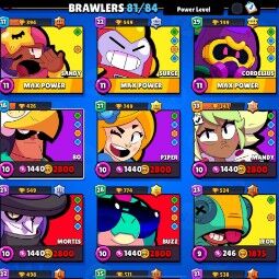 Mega Sale | 81 Brawlers | 26919 Trophies | 85 skin |12  Maxed | Robo Mike 2
