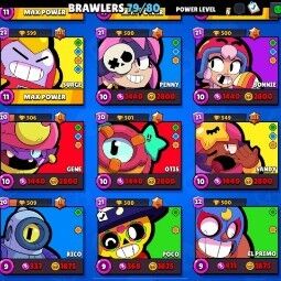 Mega Sale | Witch Shelly|79 Brawlers | 37909 Trophies | 80 skin |19 Maxed |Mecha Mortis|Orochi Edgar|Dark Lord Spike| 3