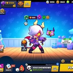 HOT Sale | 82 Brawlers | 31334 Trophies | 96 skin |14 Maxed | Trixie Colette | Rodeo Hank | True Silver Spike | 0