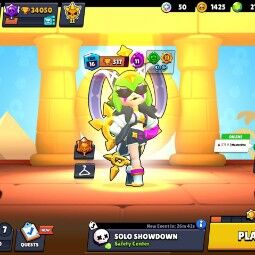 Mega Sale | 84 Brawlers | 34050 Trophies | 119 skin | 14 Maxed | True Silver Shelly | Pop Melody | Soveregn Rico | Godzilla Buzz | 0