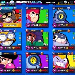 Mega Sale | 10 Maxed | 84 Brawlers | 40045 Trophies | 119 skin | Rodeo Hank | 3 True Silver Skin | Logmas Spike | Sandy Jessie | Snowman Tick | 2