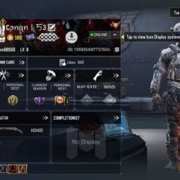 🟨LV180 | gestos: 6 | epic Arma: 40 | skin: 22 | Inicio10CP 4