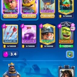 KT14 - Level52 🛍️ Arena20 - Trophy7604 - Card 4evo - 3lvl -15 🏆37 lvl14 - Gems 2162 - Gold 93K -🔥Skin Tower4 -💯Code177 4
