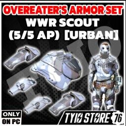 Overeater's Weapon Weight Reduction Scout Armor Set (5/5 AP ) 0