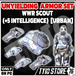 Unyielding Weapon Weight Reduction Scout Armor Set (+10 INT ) 0