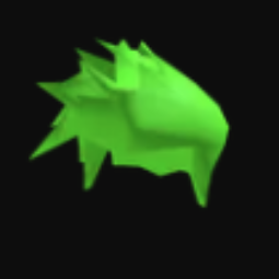 Neon Green Beautiful Hair 0