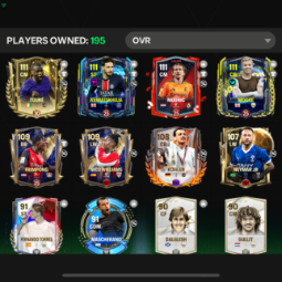 112 OVR Team💫 112 GK Buffon 
Android ios both supported 💥 1.5 billion cash coin 1