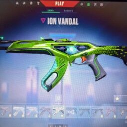 💖⚡ UE raras skin Saqueador faca ⚡ Íon vandalmax ⚡ Atualizado faca e arma 1