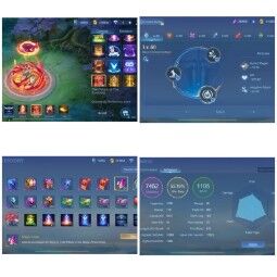 [IOS/ANDROID] CEL LVL 86 | 126 HEROES | 255 SKINS | GUSION LEGEND-GUSION COLLECTOR-BADANG COLLECTOR-BEATRIX PRIME-SABER ONI-LANCE ZODIAC-BRUNO HALO 2