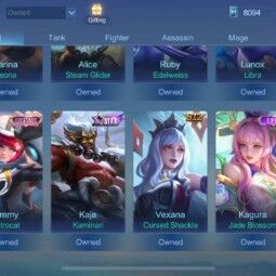 [IOS/ANDROID] CEL LVL 92 | 126 HEROES | 289 SKINS | VALIR LEGEND - VALE HERO - GUSION COLLECTOR - ANGELA ASPIRANT - BEATRIX PRIME - JOHNSON TRANSFORMER & MORE 4