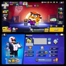 CLASSIC SHELLY DYNAMIKE 177 SKINS 45K TROPHIES - 89 BRAWLERS - 30 MAX POWER(21 HYPERCHARGED) - 190 GEMS - TEMPEST TARA HANDSOME COLT OLD SCHOOL BROCK 0