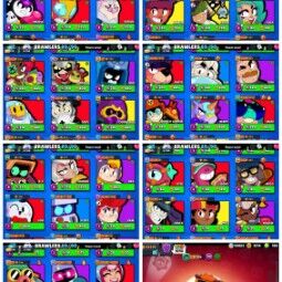 CLASSIC SHELLY DYNAMIKE 177 SKINS 45K TROPHIES - 89 BRAWLERS - 30 MAX POWER(21 HYPERCHARGED) - 190 GEMS - TEMPEST TARA HANDSOME COLT OLD SCHOOL BROCK 2