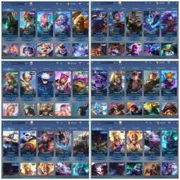 [IOS/ANDROID] CEL LVL 118 | 128 HEROES | 280 SKINS | GUSION LEGEND - XAVIER GOJO JJK - ESME DAWNING - GRANGER MEGATRON - CHOU STUN - FREYA WAR ANGEL - EPIC RECA 3