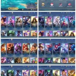 [IOS/ANDROID] CEL LVL 125 | 128 HEROES | 350 SKINS | EXALTED V | VALIR LEGEND - ESME DAWNING - GUSION COLLECTOR - CLAUDE SANRIO - 3 TRANSFORMER 4