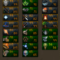 Main | 2529 Total Level | 240M+ XP | 300M+ Wealth Evaluator | FA | 0