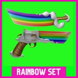 Rainbow Set (2023 Easter Event) (Knife + Gun) 0