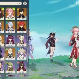 (ASIA MALE AR58) 5*Yae Miko C2, 5*Hu Tao C1, 5*Kokomi, 5*Nahida, 5*Zhongli, 5*Wanderer, 5*Eula, 5*Ayato, 5*Ayaka, 5*Tighnari, 5*Staff of Homa 0