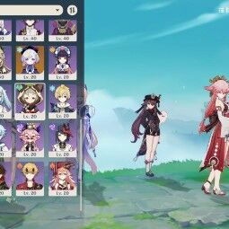 (ASIA MALE AR58) 5*Yae Miko C2, 5*Hu Tao C1, 5*Kokomi, 5*Nahida, 5*Zhongli, 5*Wanderer, 5*Eula, 5*Ayato, 5*Ayaka, 5*Tighnari, 5*Staff of Homa 1