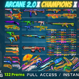 🎯 297 SKINS - AP REGION | 📹 VIDEO: imgur.com/a/qLGhaUA | WITH FIRST EMAIL | VCT LOCK IN, ARCANE 2.0, CHAMPIONS 2022, 2023,2024, KURONAMI  & MANY MORE ! [V674]