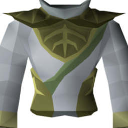 3rd Age Druidic robe top from a main account! 0