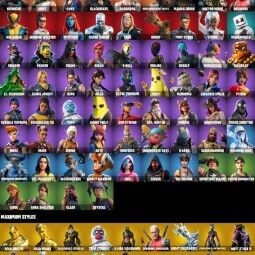 [PC/Xbox] 76 skins | ❤️ Gold Midas Oro Brutus ❤️ Deriva Ragnarok ❤️ ❤️ Tony Stark ❤️ Prodigy ❤️ Cloud Striker ❤️ ❤️ Katalina Fade ❤️ Híbrido ❤️ Zenith | 1300 vb 0