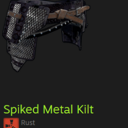 Spiked Metal Kilt 0