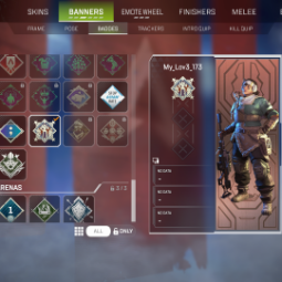 [EA] Season 24 Split 2 Platinum Rank Account || 10|10|10 Team Work Badge 1