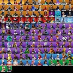 👑Lara Croft👑 Laguna👑 Cobalt👑 Ginger Gunner👑Peely👑Nog Ops👑Hot Marat👑 ** 0
