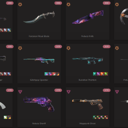 NA | 55 Skins, 6 Knives | Blade of Chaos, Forsaken Ritual Blade, Neptune Anchor, .SYS Melee, Spectrum Phantom, Neptune Vandal, Spline Phantom. #Tan91 0