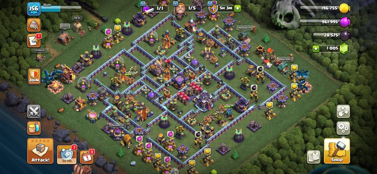 TH15 HALF MAX ID⚡️3 EPIC EQUIPMENT⚡️XP-154⚡️HERO 65-80-38-41-30 ⚡️