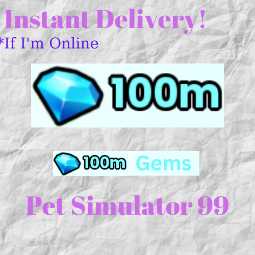 100m gemas - pet simulator 99 - Ps99 0