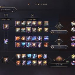 Account level 55❄️ Bow Staff 5800CP ❄️Blossom &Abyssal Lord & Storm Caller Shroud & Crimson Eclipse Bundle ❄️4 battle pass & leveling Log ❄️Judgment Server 1