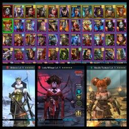 ⚔️Full Start | Lvl:11  | Mythical Lady Mikage + Maulie Tankard + Abbess +Sun Wukong+Ninja+Alice+ Rathalos +Adelyn+Loki+Skeletor…| 270+ login day |#sr39 0