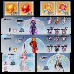 EU (Astora) | Lvl:6 | SSR: 426 Red Nucleus+280 Gold Nucleus+Nemesis Voidpiercer+Asuka+Yan Miao+5 SSR+226 black gold+…| skin Lan “Ivory Bloom”| #tof42 0