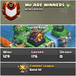 CLAN LEVEL 17 💥 WE ARE WINNERS 💥 CAPITAL HALL 9 💥 GOLD LEAGUE 💥 FAST DELIVERY 0