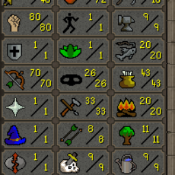 ⭕PKing Pure  ⭕ 40 Attack, 80 Strength, 1 Defense⭕70 Range⭕Mithril Gloves unlocked⭕3M coins bank⭕ 0