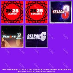 ❤️ Twitch Drops ✅ Season 6 Locker Code 💜 NBA 2K25 [Total 5 Items] 0
