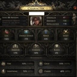 ☣️ Huntress Amazon 68 lvl Ready for play Atlas T15 End Game ☣️Ascendancy 8☣️ Dawn of the hunt league 1